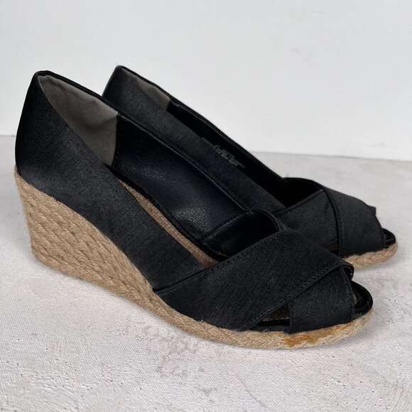 Adrienne Vittadini Bailee Espadrille Wedge Sz 7 - Picture 2 of 7